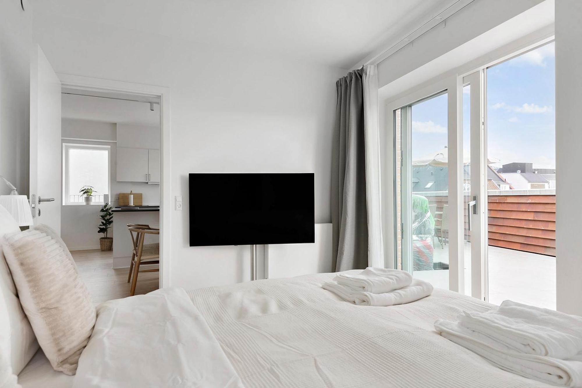 Grand Penthouse Suite With Private Rooftop Terrace Århus Екстериор снимка
